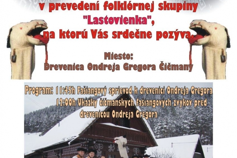 Fašiangy v Čičmanoch