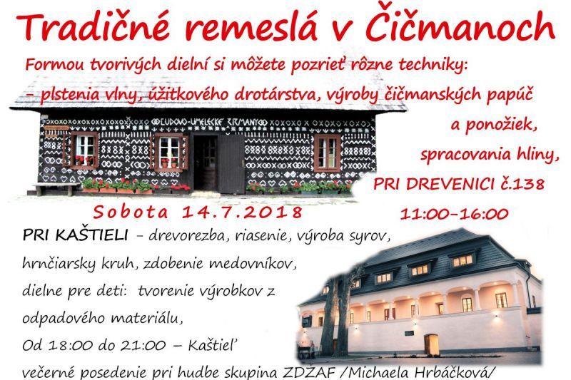 Tradičné remeslá v Čičmanoch